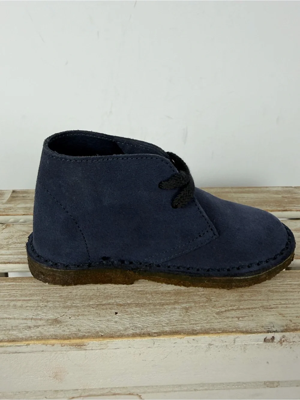 Crewcuts MacAlister boots classic chukka silhouette Kids size K8 Made in Italy